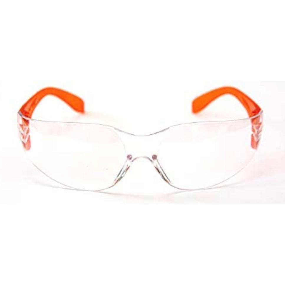 Safety Glasses-Impact Resistant & Clear Lenses - Various Colors